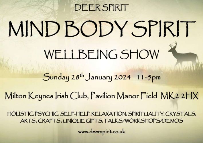 Tarot Readings at Deer Spirit Events - Milton Keynes Irish Club - MK2 2HX - 28th January 2024 - 11am - 5pm