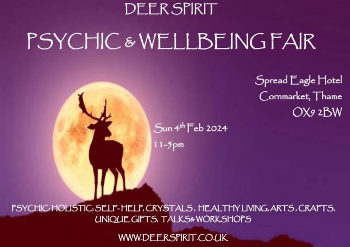 Tarot Readings at Deer Spirit Events Thame - Sunday  4th February 2024 - 11am - 5pm