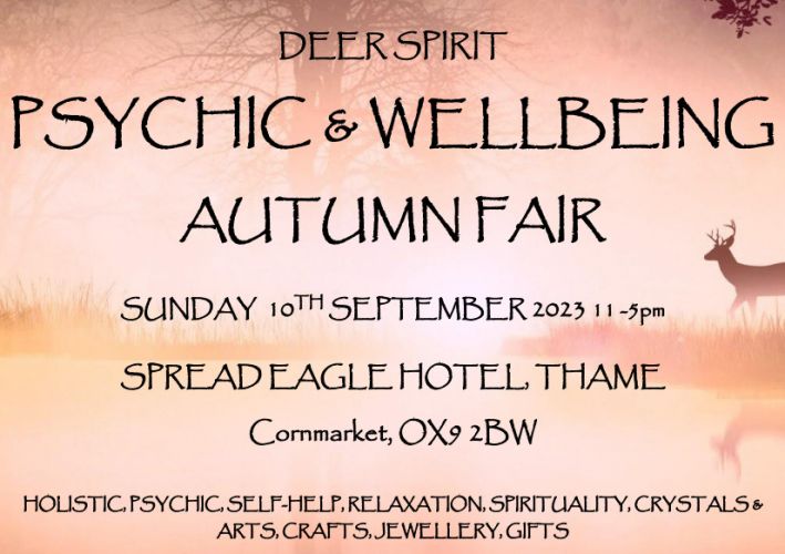 Tarot Readings at Deer Spirit Events Thame - Sunday 10th September 2023 - 11am - 5pm