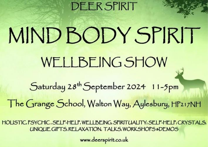 Tarot Readings at Deer Spirit Events - Grange School Aylesbury - 28th September 2024  11am - 5.00pm