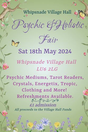 Tarot Readings at Whipsnade Village Hall Saturday 18th May 2024 - 11:00am - 5:00pm