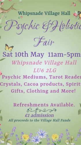 Tarot Readings at Whipsnade Village Hall Saturday 10th May 2025 - 11:00am - 5:00pm